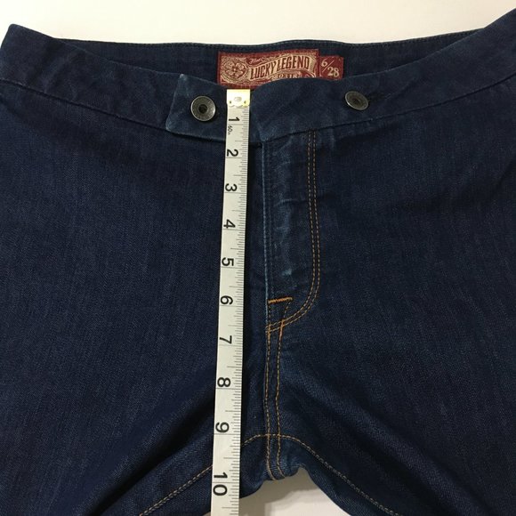 Lucky Legend Trouser Jeans Straight Leg Size 6/28 - Picture 9 of 12